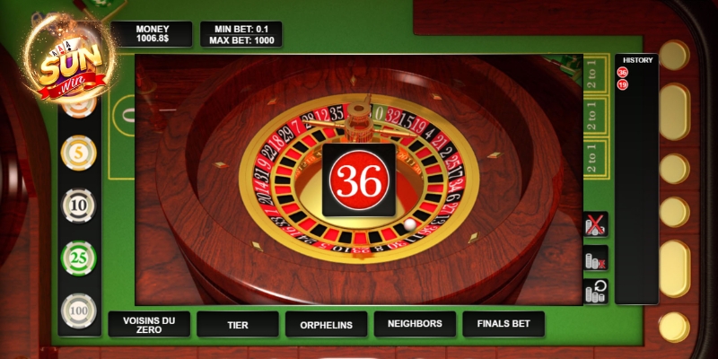 Ưu điểm nổi bật của Roulette 3D Sunwin 